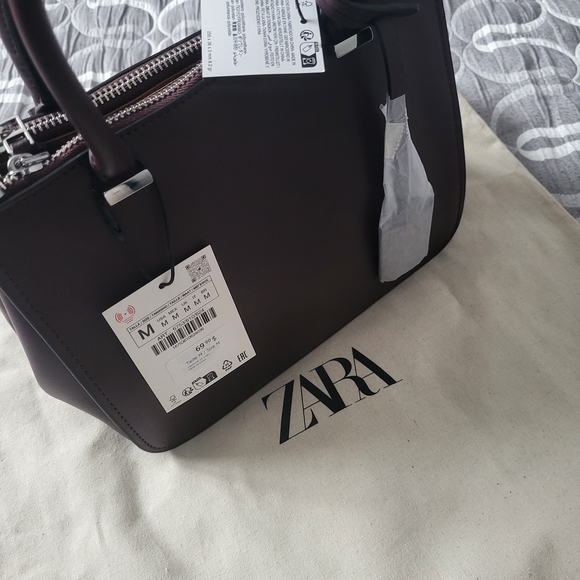Zara Women's Purple Handbag - Picture 3 of 8